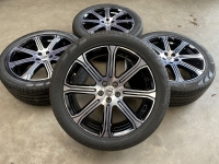 20 inch originele velgen + zomerbanden 8-spaaks Black Diamond Cut XC60 31423932