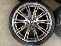 20 inch originele velgen + winterbanden BMW 5 serie G30 G31 style 649 8099626 8099627