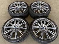 20 inch originele velgen + winterbanden BMW 5 serie G30 G31 style 649 8099626 8099627