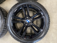 18 inch originele velgen + winterbanden BMW 3 - 4 serie style 397 696247 zwart