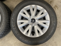 16 inch originele stalen velgen + Dunlop winterbanden Volkswagen Passat set 4