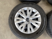 16 inch originele stalen velgen + Continental winterbanden Volkswagen Passat set 5