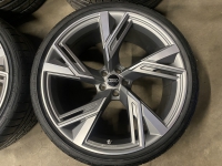 22 inch originele velgen + zomerbanden Audi RS6 RS7 4K0601025S