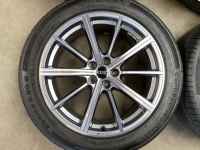 20 inch originele sport velgen + zomerbanden Audi Q5  SQ5 80A601025AP set 2