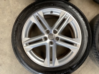 19 inch originele  velgen + zomerbanden Audi Q5 SQ5 80A601025G set 2