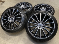 19 inch GMP stellar velgen + zomerbanden Mercedes C - E klasse
