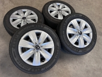 16 inch originele velgen + wieldoppen + winterbanden Volkswagen T-Roc set 2