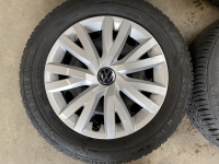 16 inch originele velgen + wieldoppen + winterbanden Volkswagen T-Roc set 2