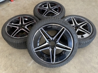 18 inch originele AMG velgen + winterbanden Mercedes C klasse W206 A2064011700 A2064011800 (2)