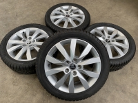 17 inch originele velgen + winterbanden Skoda Octavia 5E0601025N set 1