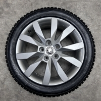 17 inch originele velgen + winterbanden Skoda Octavia 5E0601025N set 1