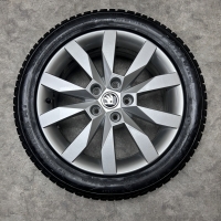 17 inch originele velgen + winterbanden Skoda Octavia 5E0601025N set 1