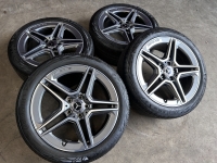 18 inch originele AMG velgen + zomerbanden Mercedes A B klasse CLA antraciet A1774011500