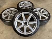 18 inch originele AMG velgen + zomerbanden Mercedes C klasse W204 A2044019802 - A2044019902