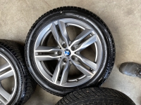 18 inch originele velgen + winterbanden BMW X1 F48 X2 F39 style 570 M 7850456 set 2