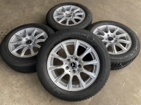 16 inch originele velgen + Michelin winterbanden Mercedes C klasse W205 A2054012400 Set 1