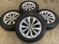 17 inch originele Montana velgen + winterbanden Volkswagen Tiguan set 4 5NA601025