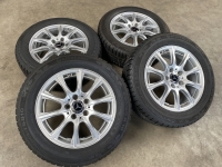 16 inch originele velgen + Continental winterbanden Mercedes C klasse W205 A2054012400 set 1