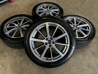 20 inch originele sport velgen + zomerbanden Audi Q5  SQ5 80A601025AP set 3