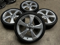 19 inch originele rotor velgen + bridgestone zomerbanden Audi A3 S3 RS3 8V0601025ES set 1