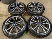 19 inch originele M velgen + winterbanden BMW X1 F48 X2 F39 style 715 M set B