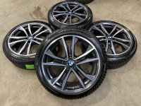 19 inch originele M velgen + winterbanden BMW X1 F48 X2 F39 style 715 M set B