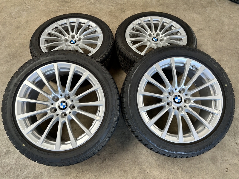 18 inch originele velgen + winterbanden BMW 5 / 6 serie G30 G31 styling 619 set 3