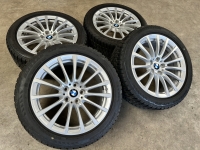 18 inch originele velgen + winterbanden BMW 5 / 6 serie G30 G31 styling 619 set 3