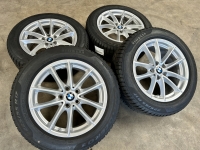 17  inch originele velgen + winterbanden BMW 5 serie G30 G31 style 618 (3)