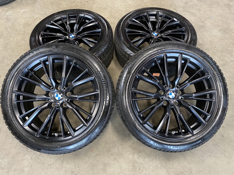 18 inch originele velgen + winterbanden BMW 3 4 serie G20 G22 style 796M 6885305 6885306 C