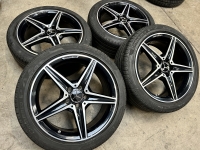 18 inch originele C43 AMG velgen + zomerbanden Mercedes C klasse W205 A2054011100