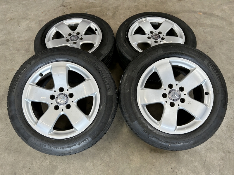 16 inch originele velgen + zomerbanden Mercedes E klasse W212 A2114011502