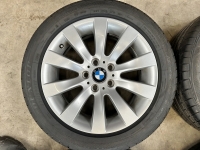 17 inch originele velgen + zomerbanden BMW 5 serie E60 6777347 style 244 set 1