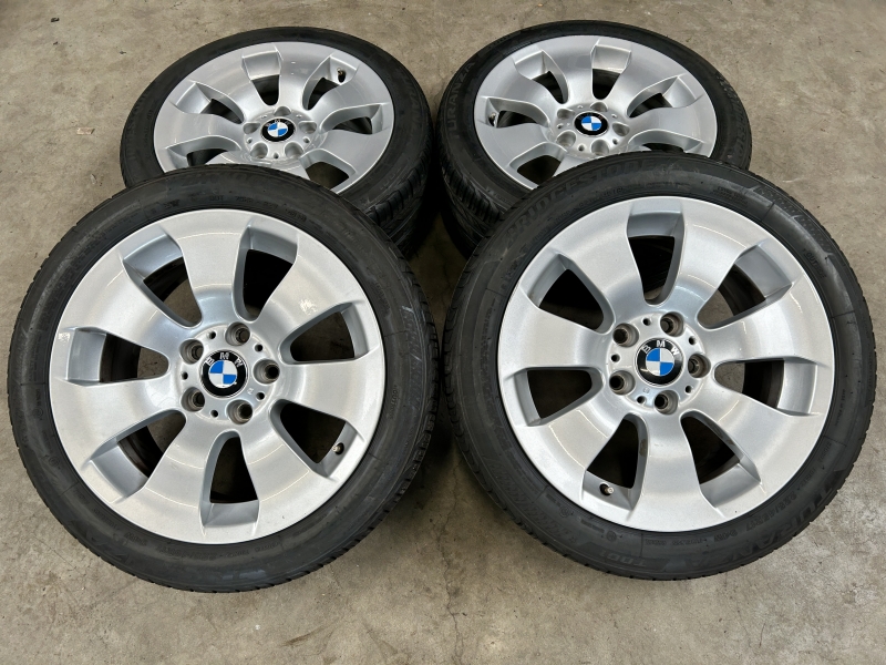 17 inch originele velgen + zomerbanden BMW 3 serie E90 style 158