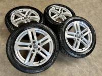 17 inch originele velgen + winterbanden Audi A4 B9 8W0601025P set 6