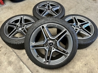 18 inch originele AMG velgen + winterbanden Mercedes A35 A45 AMG A1774013800 SET A