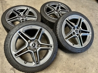 18 inch originele AMG velgen + winterbanden Mercedes A35 A45 AMG A1774013800 SET A