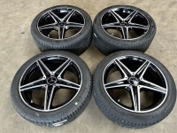 18 inch originele C43 AMG velgen + winterbanden Mercedes C klasse W205 A2054011100 set 12