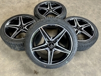 18 inch originele C43 AMG velgen + winterbanden Mercedes C klasse W205 A2054011100 set 12