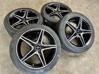 18 inch originele C43 AMG velgen + winterbanden Mercedes C klasse W205 A2054011100 set 12