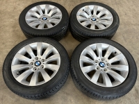 17 inch originele velgen + zomerbanden BMW 5 serie E60 6777347 style 244 set 2