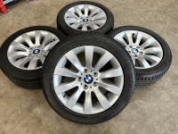 17 inch originele velgen + zomerbanden BMW 5 serie E60 6777347 style 244 set 2