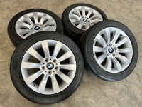 17 inch originele velgen + zomerbanden BMW 5 serie E60 6777347 style 244 set 2