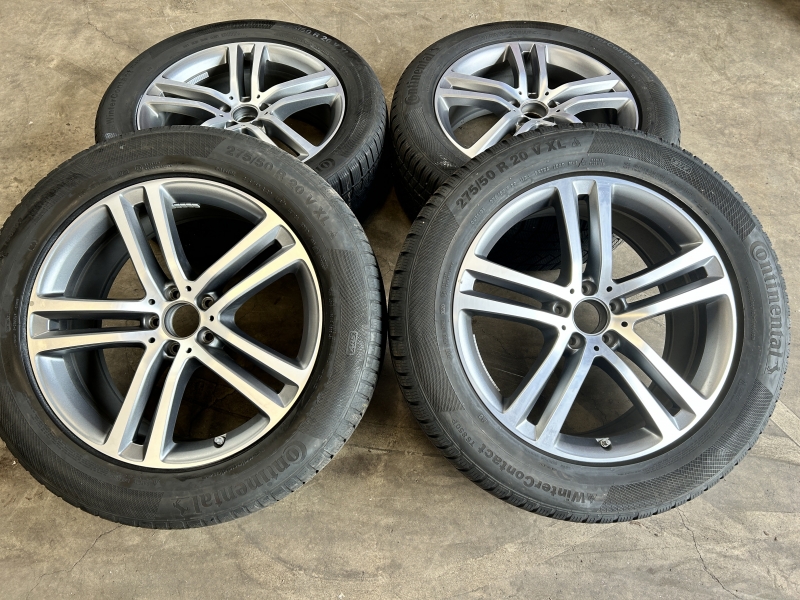 20 inch originele velgen + winterbanden Mercedes GLE A1674012400 A1674012500 set C