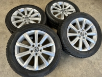 17 inch originele Helsinki velgen + winterbanden Volkswagen Passat  3G0601025C set 2