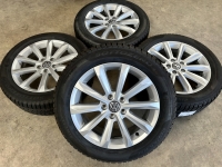 17 inch originele Helsinki velgen + winterbanden Volkswagen Passat  3G0601025C set 13