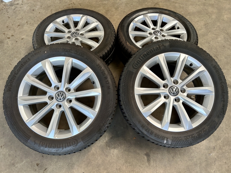 17 inch originele Helsinki velgen + winterbanden Volkswagen Passat  3G0601025C set 14