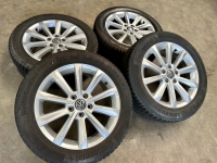 17 inch originele Helsinki velgen + winterbanden Volkswagen Passat  3G0601025C set 14