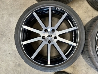 18 inch AEZ sport velgen + zomerbanden Mercedes C klasse W203 / SLK