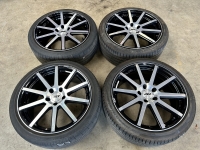 18 inch AEZ sport velgen + zomerbanden Mercedes C klasse W203 / SLK